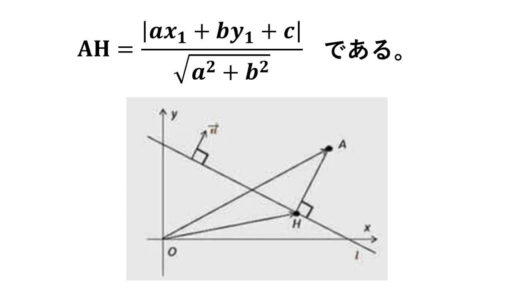 点と直線の距離の公式-証明