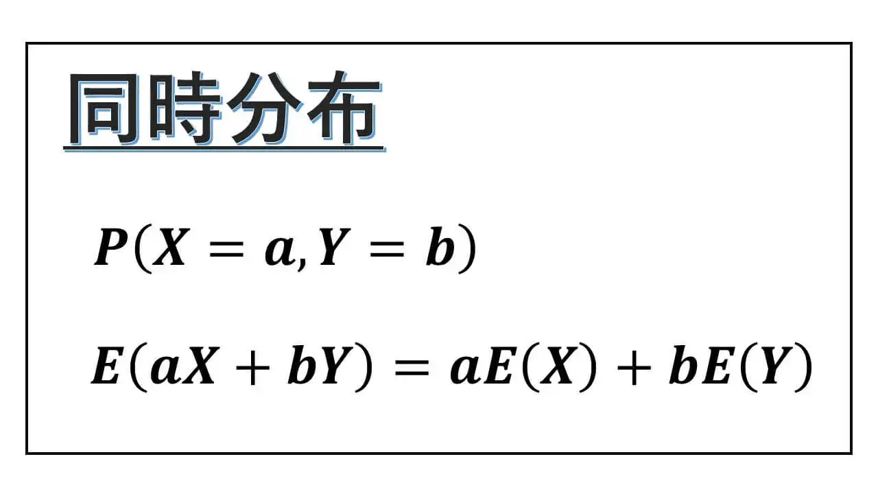 同時分布-表紙